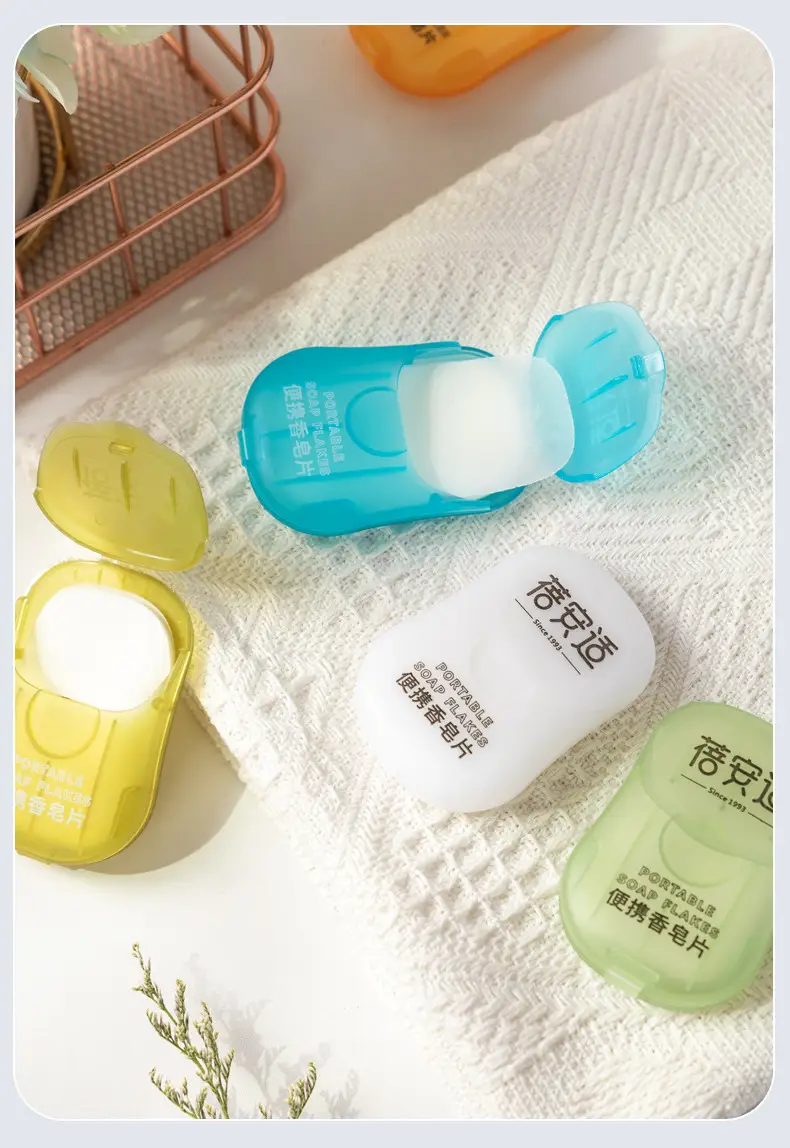 Portable Hand Washing Soap Tablets Travel Outdoor Sanitary Soap — feature 14