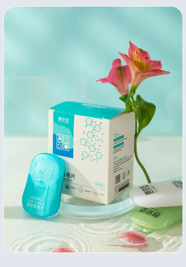 Portable Hand Washing Soap Tablets Travel Outdoor Sanitary Soap — feature 16