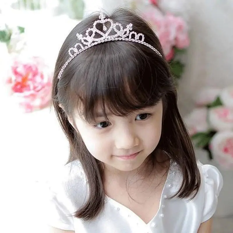 Children's Crown Rhinestone Hairband Dress Accessory