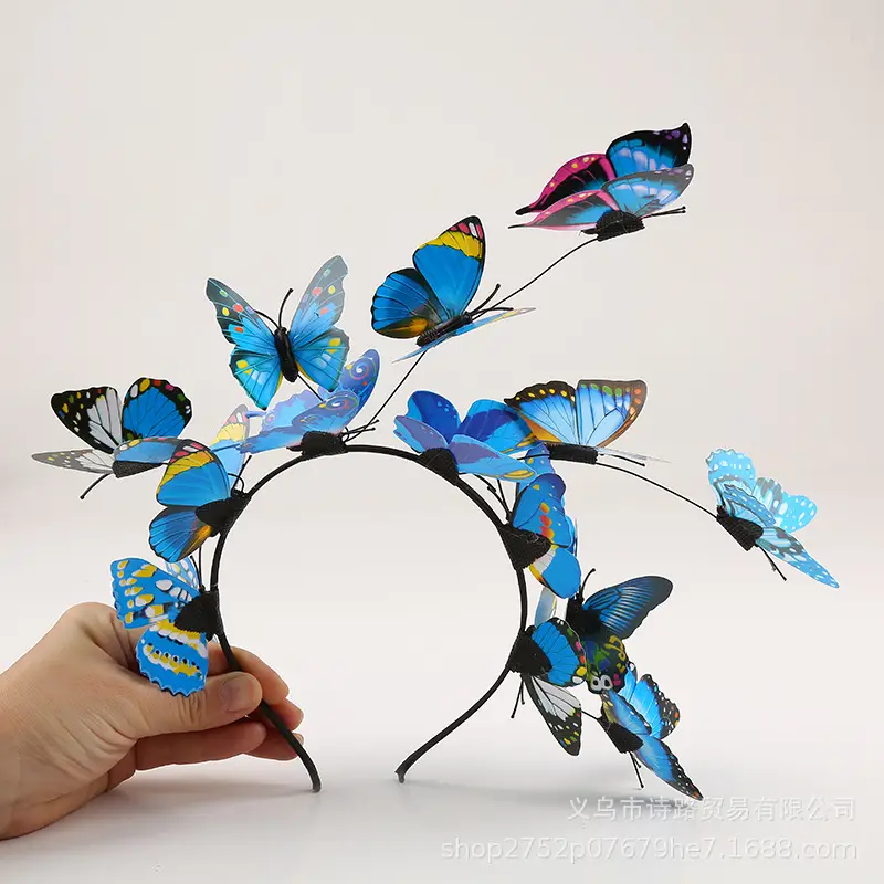 Butterfly Wreath for Women Wedding Hair Accessory - Image 9