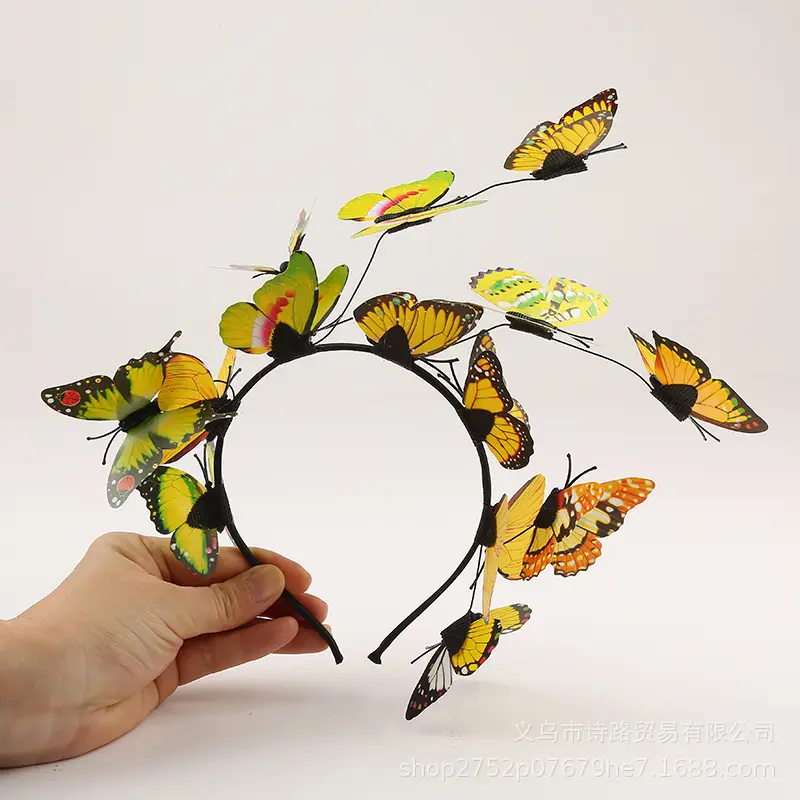 Butterfly Wreath for Women Wedding Hair Accessory - Image 4
