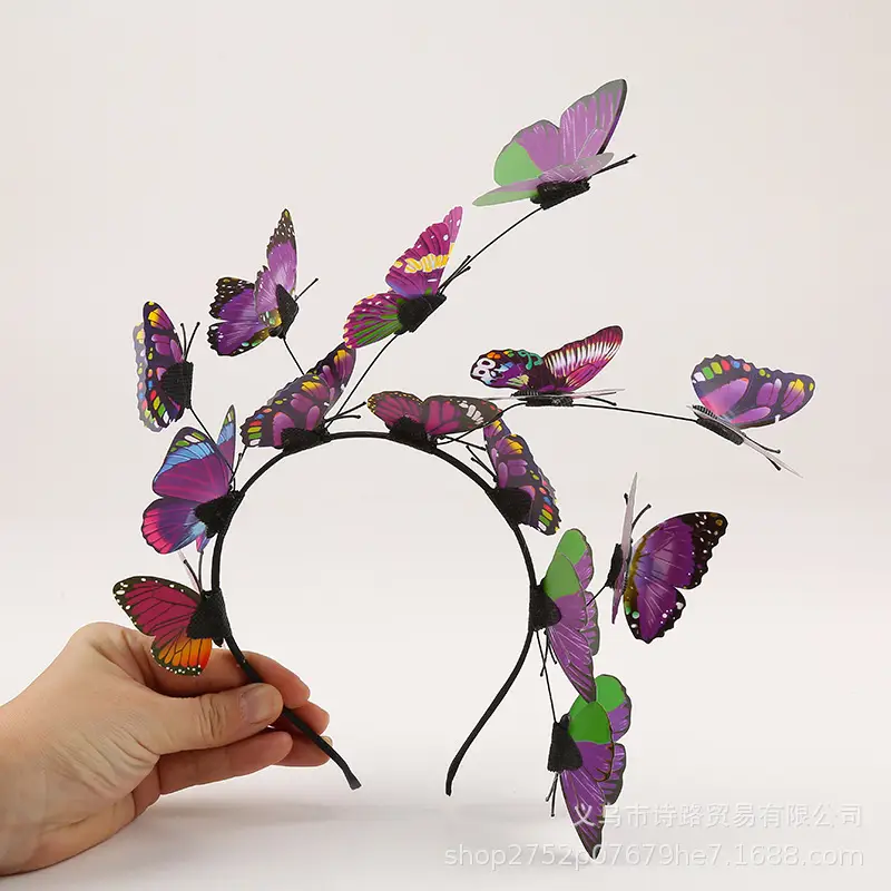 Butterfly Wreath for Women Wedding Hair Accessory - Image 5