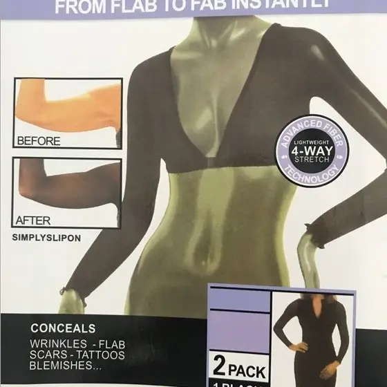 Black Mesh Chest Top with Front Buckle & Long Sleeve - Image 3