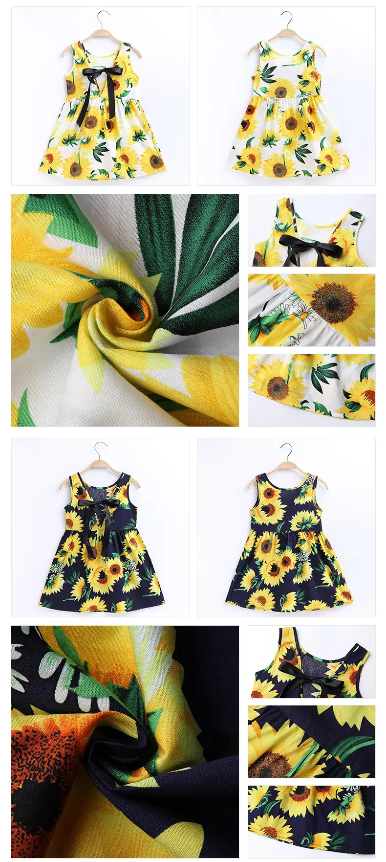 Girls Sleeveless Cherry Print Dress Korean Style — feature 17