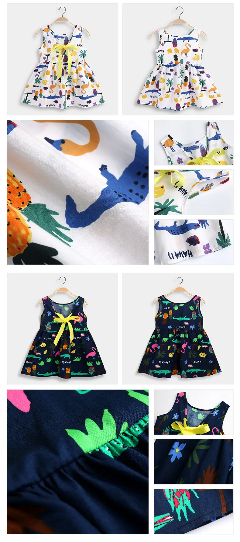 Girls Sleeveless Cherry Print Dress Korean Style — feature 20