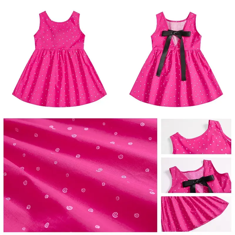 Girls Sleeveless Cherry Print Dress Korean Style — feature 21