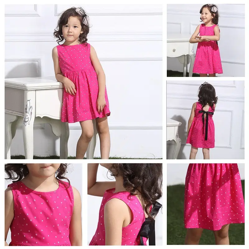 Girls Sleeveless Cherry Print Dress Korean Style — feature 24