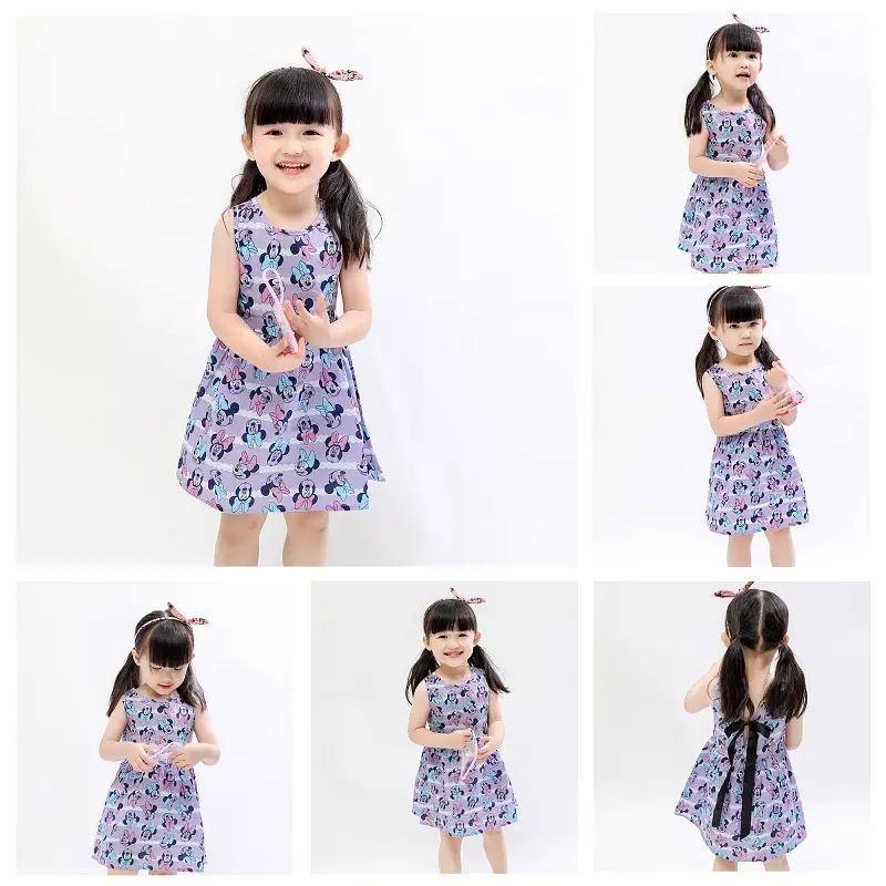 Girls Sleeveless Cherry Print Dress Korean Style — feature 25