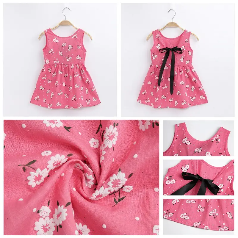 Girls Sleeveless Cherry Print Dress Korean Style — feature 28