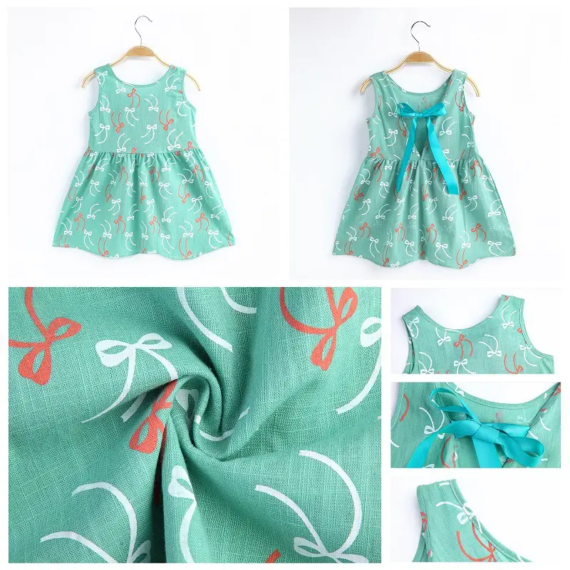 Girls Sleeveless Cherry Print Dress Korean Style — feature 30