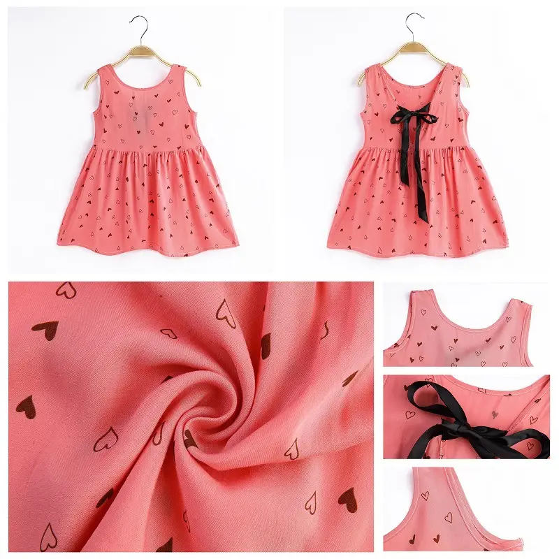 Girls Sleeveless Cherry Print Dress Korean Style — feature 33