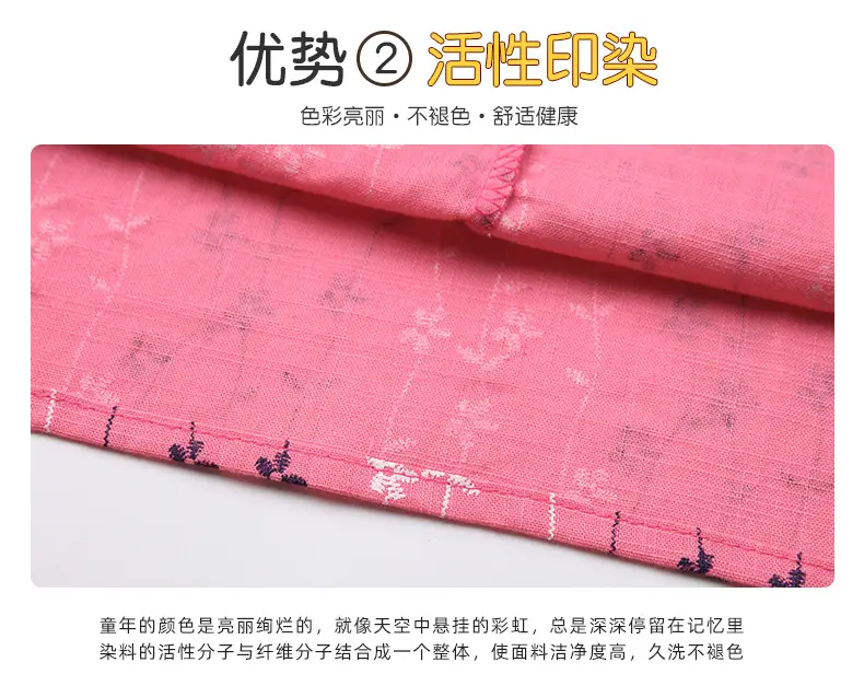 Pink Printed Suspender Dress for Girls — feature 5
