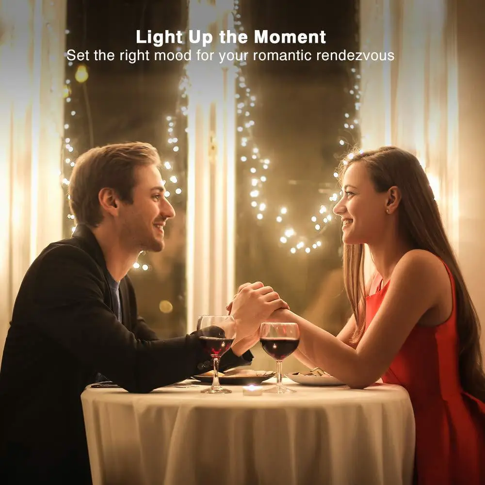 3Aa Battery Box Music Voice-Controlled Christmas Lights with Remote Control - Image 3