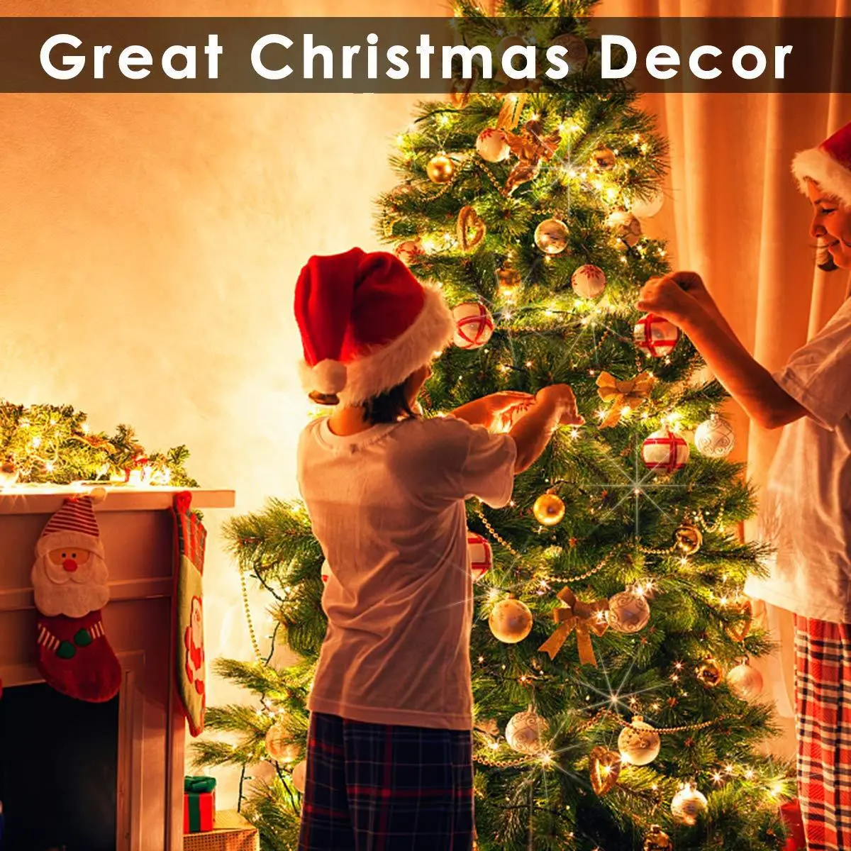 3Aa Battery Box Music Voice-Controlled Christmas Lights with Remote Control - Image 4