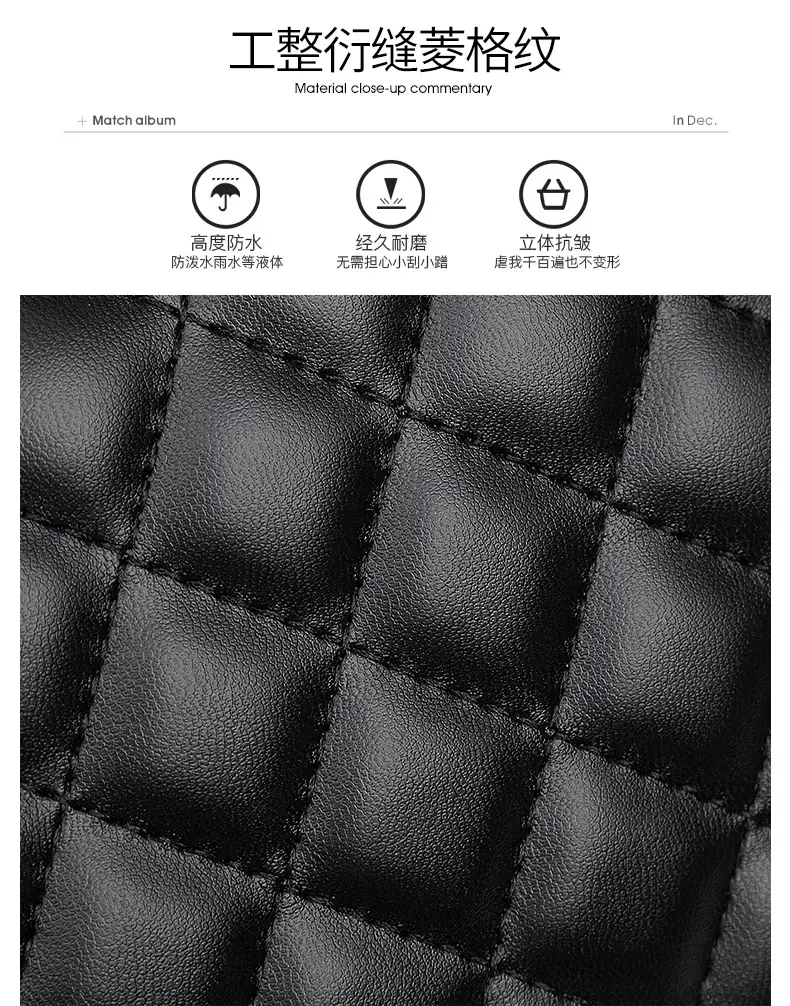 Black Rhomboid Chain Crossbody Bag for Women — feature 3