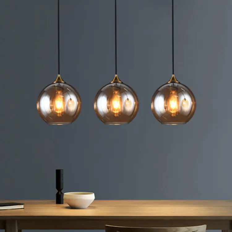 Modern Glass Ball Chandelier for Bedroom or Restaurant - Image 6
