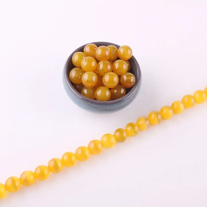 Handmade Five-Color Agate Beads Bracelet Earrings Hairpin Jewelry