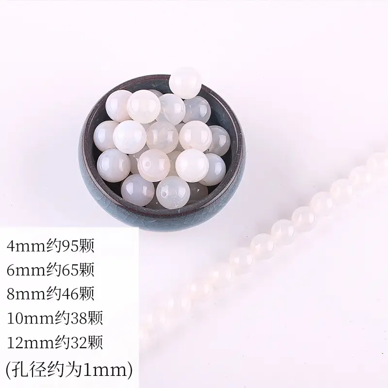 Handmade Five-Color Agate Beads Bracelet Earrings Hairpin Jewelry