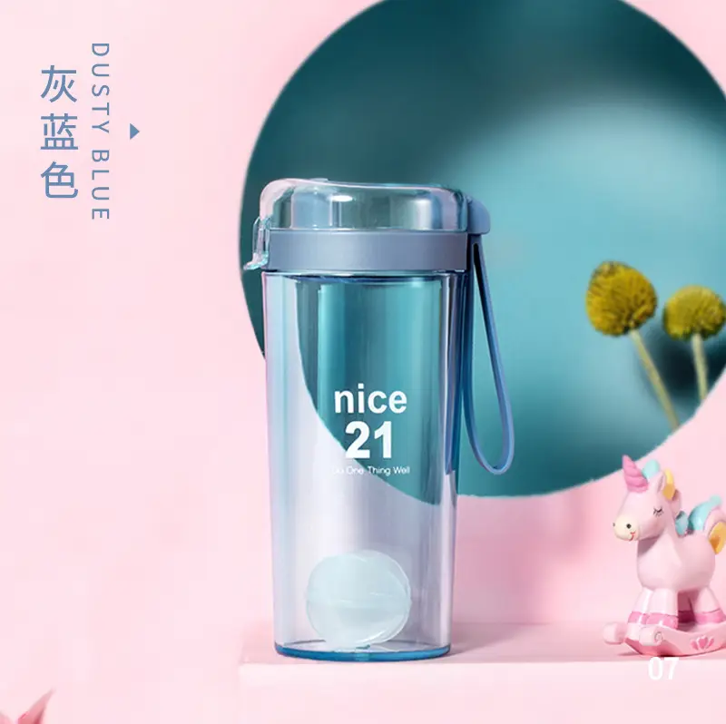 Fuquan Water Cup 400ml Transparent Plastic Cup - Image 4