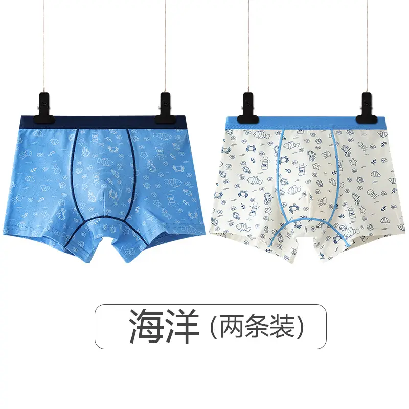 2-4 Boys Cotton Boxer Briefs Cartoon Antibacterial - Image 4