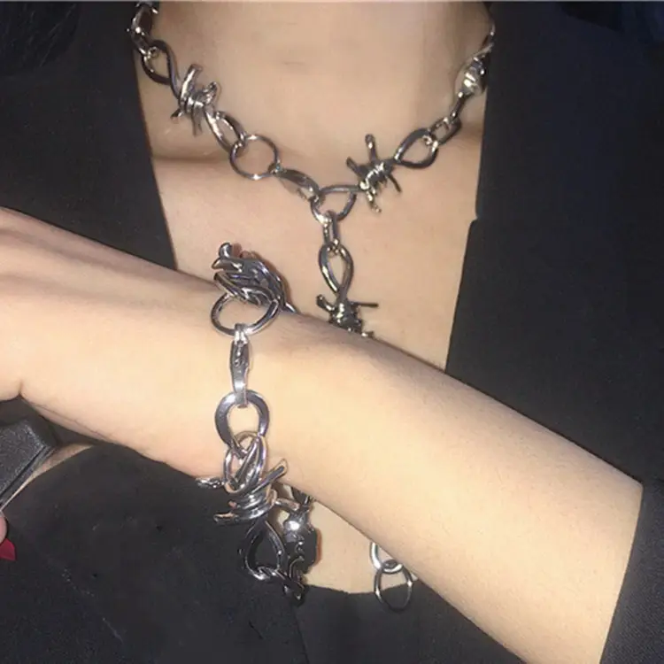 European & American Thorns Waist Chain Bracelet Set - Image 5