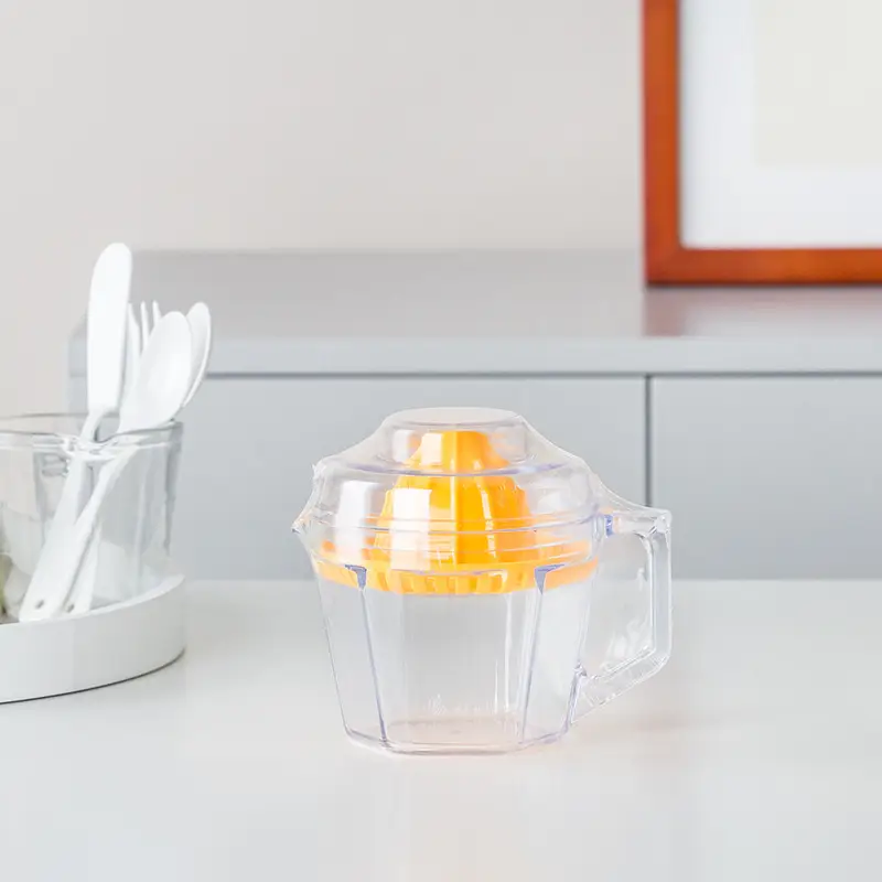 Manual Juicer Juice Press Yellow 14x12cm Portable Extractor - Image 4