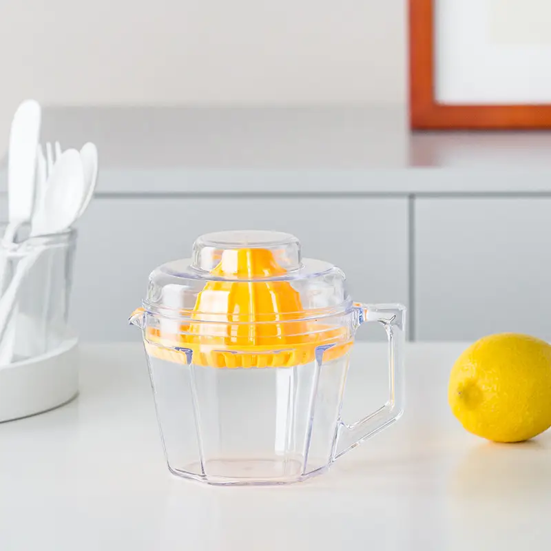 Manual Juicer Juice Press Yellow 14x12cm Portable Extractor - Image 5