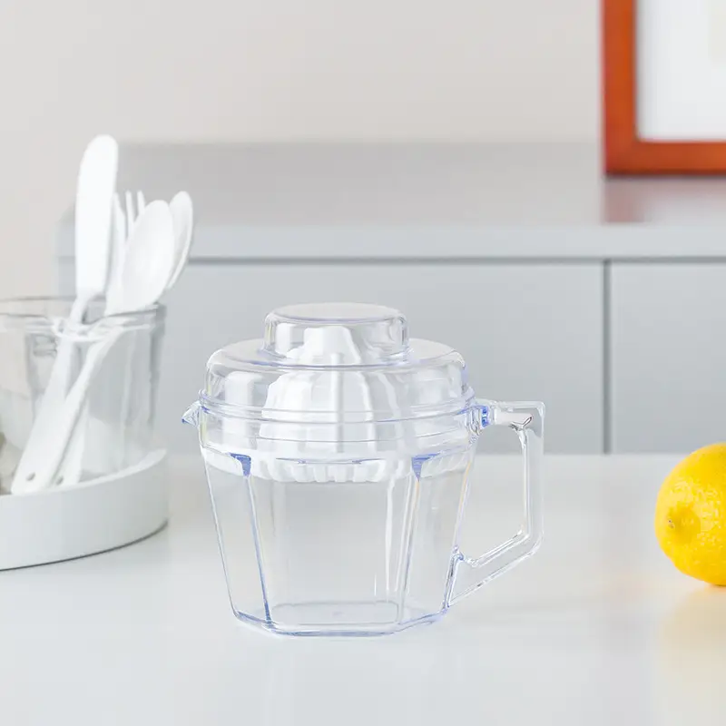 Manual Juicer Juice Press Yellow 14x12cm Portable Extractor - Image 6