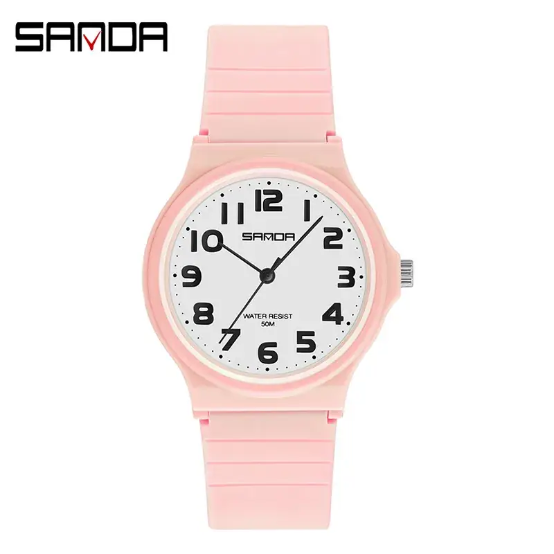 Sanda Black Silicone Kids Watch with Analog Display - Image 13