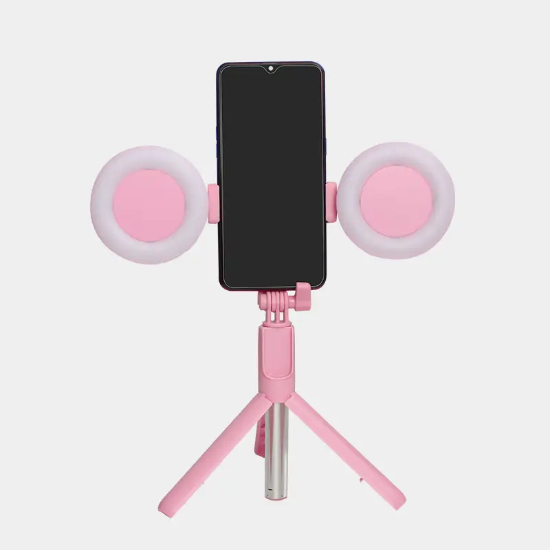 Bluetooth Selfie Stick with Tripod & LED Ring Light - Image 5