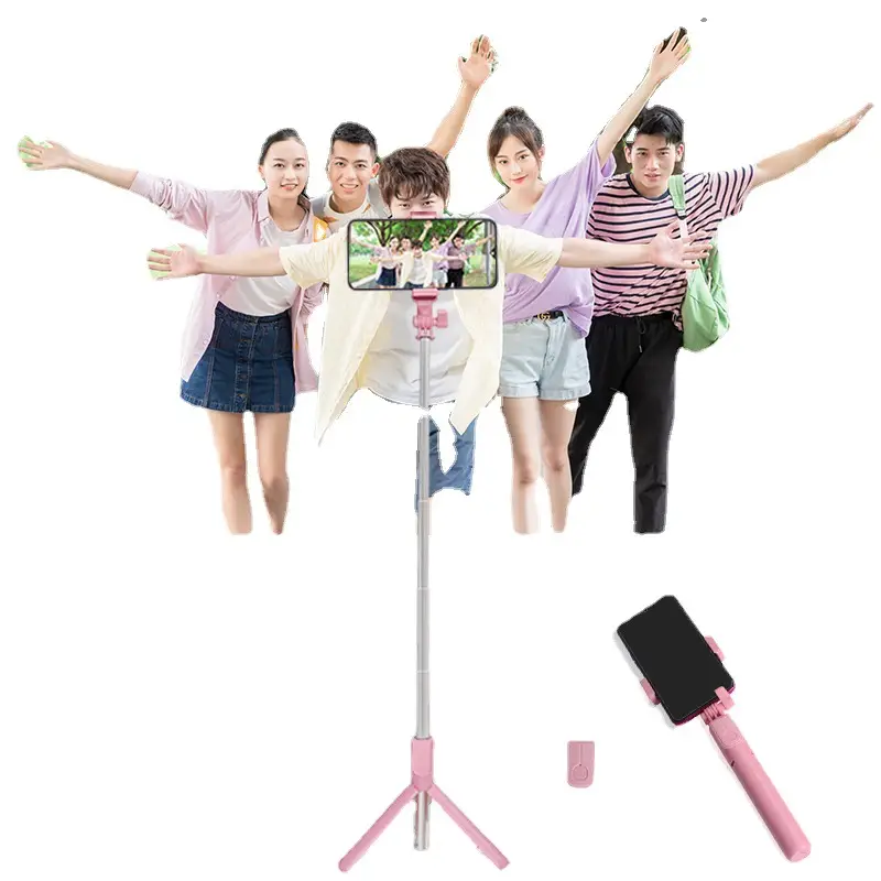 Bluetooth Selfie Stick with Tripod & LED Ring Light - Image 8
