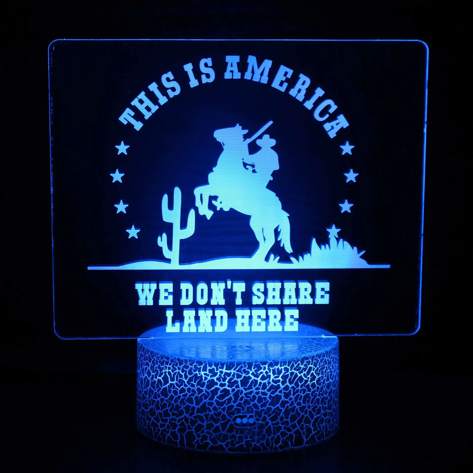 Yellowstone Dutton Ranch Mountain Montana LED Night Lamp - Image 8