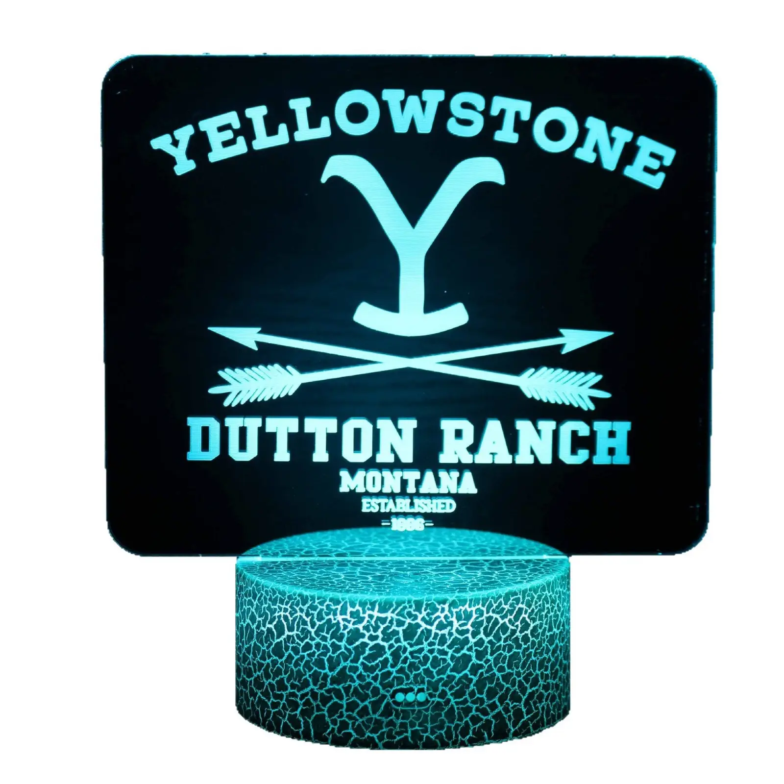 Yellowstone Dutton Ranch Mountain Montana LED Night Lamp - Image 12