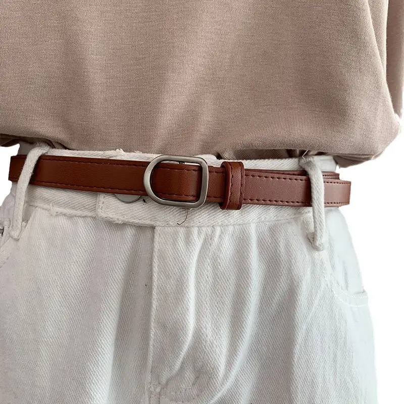 Wholesale Spot Retro Belts for Men Women Brown Adjustable Belt - Image 8