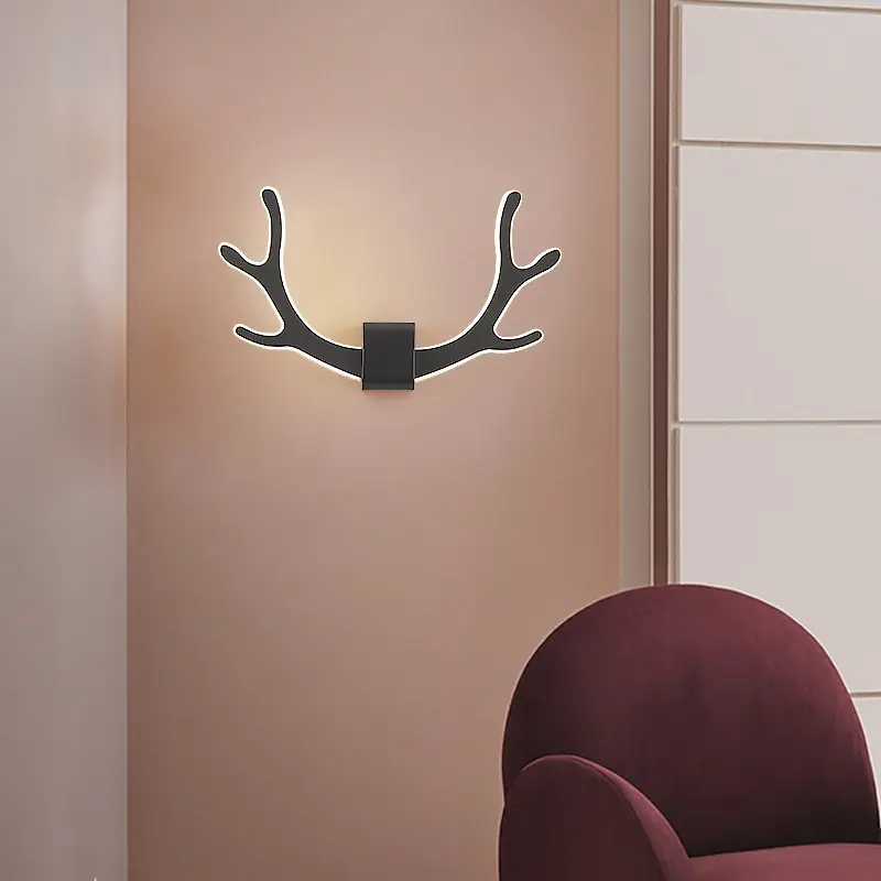 Modern Deer Antler Wall Lamp 66cm LED White - Image 6