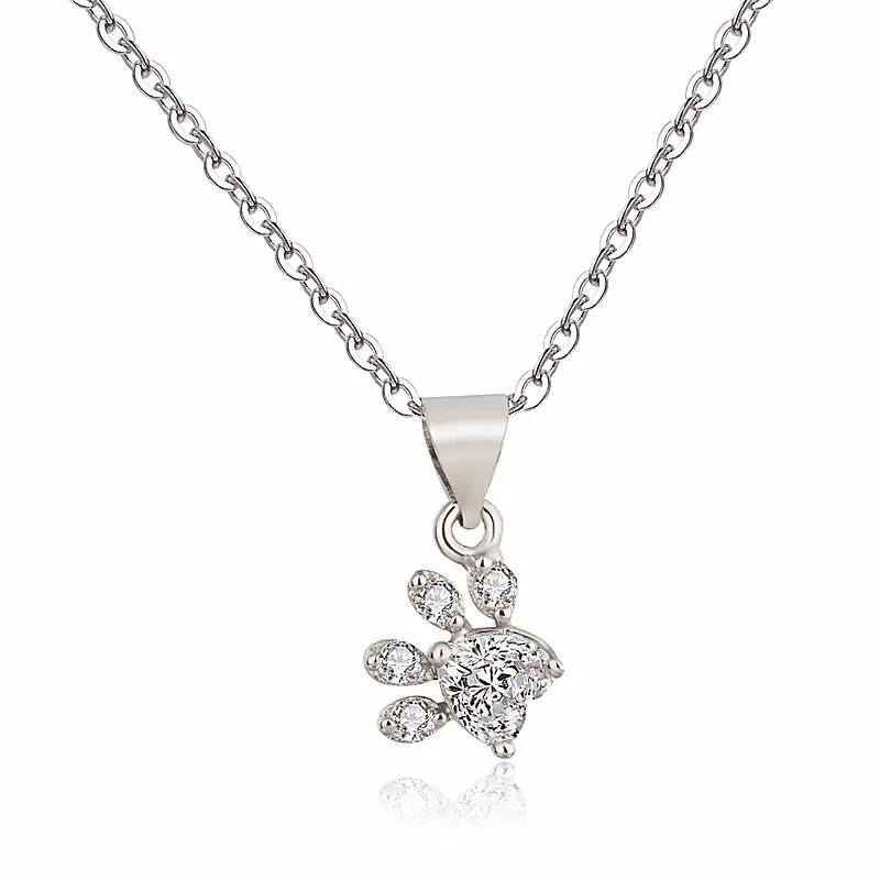 Platinum Zircon Claw Bracelet Set for Women - Image 9