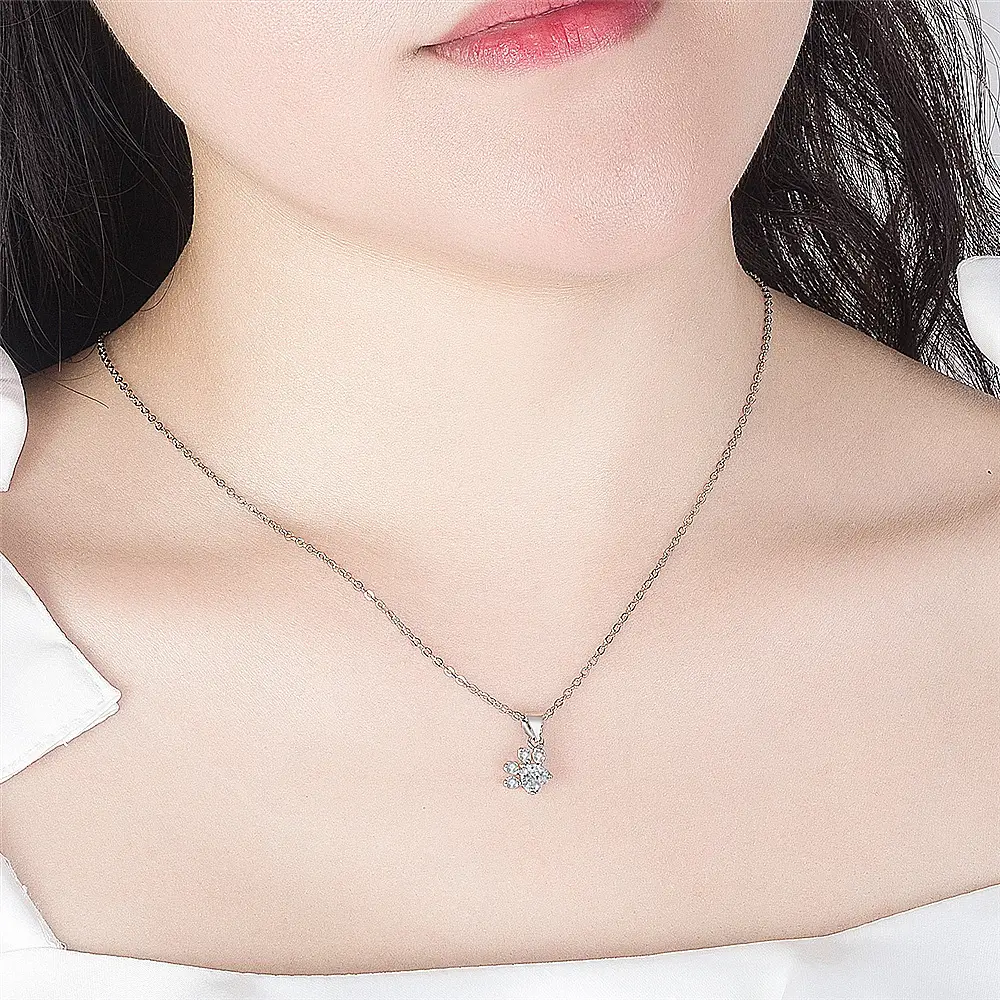 Platinum Zircon Claw Bracelet Set for Women — feature 12