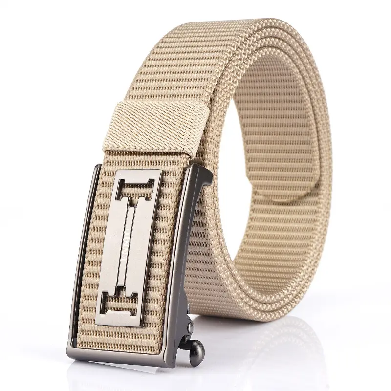Men's Black Nylon Belt with Automatic Buckle - Image 13