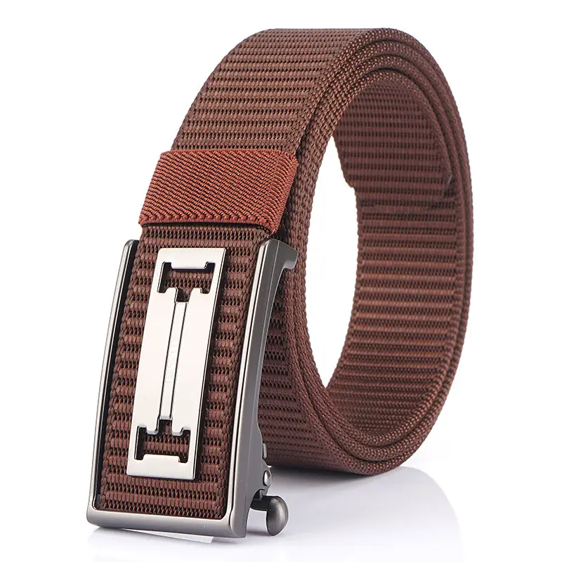 Men's Black Nylon Belt with Automatic Buckle - Image 14