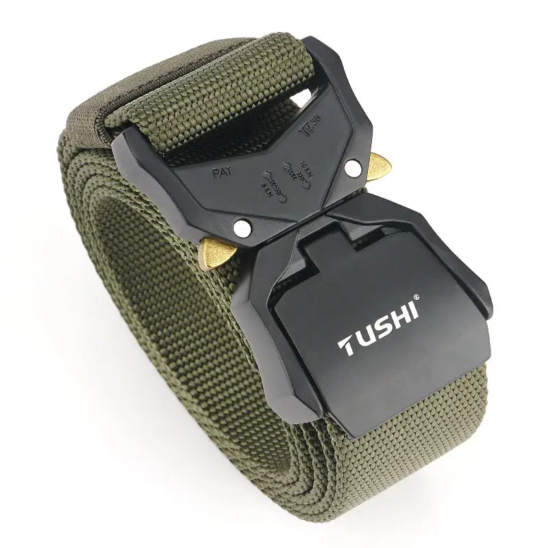 Men Tactical Belt 3.8cm Aluminum Buckle Nylon Belt Cobra Style - Image 2