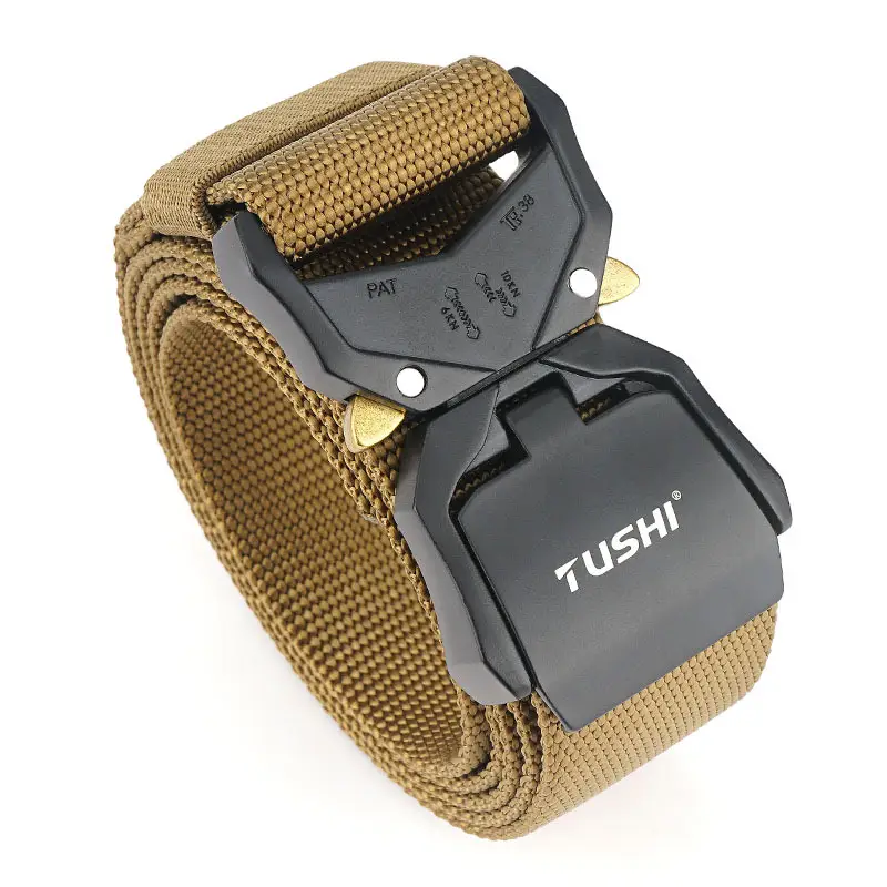 Men Tactical Belt 3.8cm Aluminum Buckle Nylon Belt Cobra Style - Image 3