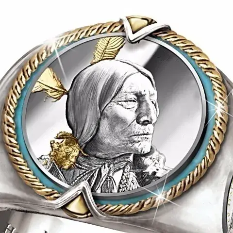 Memorial American Indian Chief Hip Hop Pirate Eagle Ring - Image 3