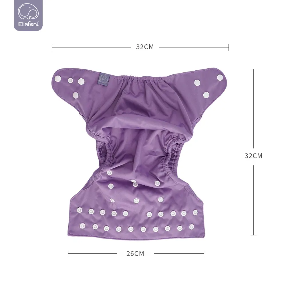 Elinfant Purple Leak-proof Diaper Pants 32x26cm - Image 7