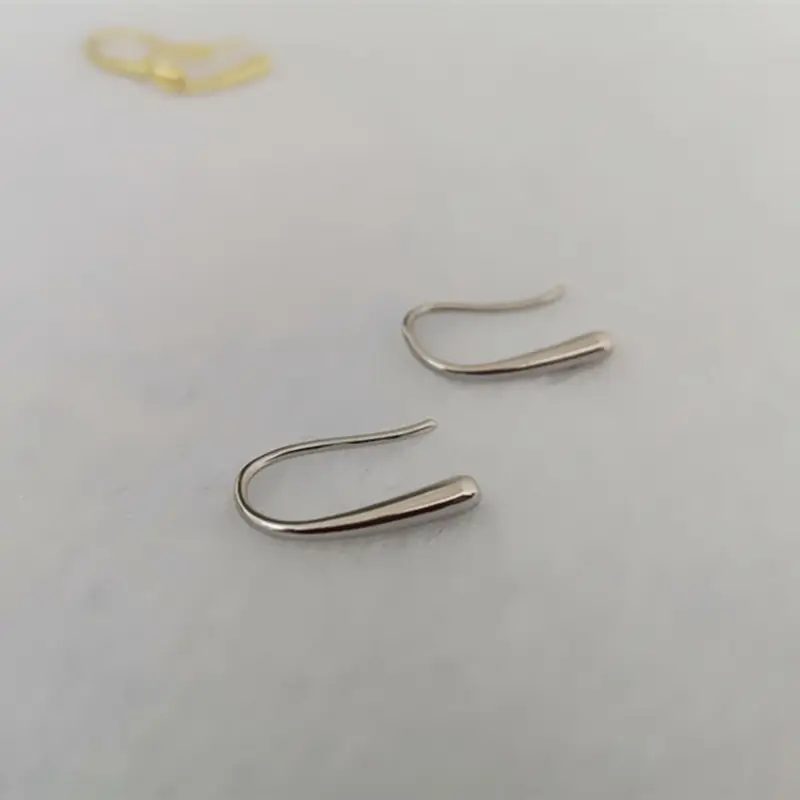 S925 Gold Drop Earrings Hook Design - Image 5