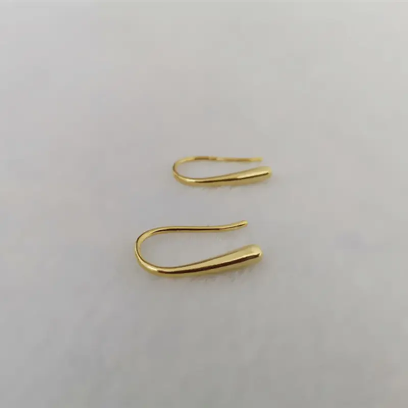 S925 Gold Drop Earrings Hook Design - Image 6