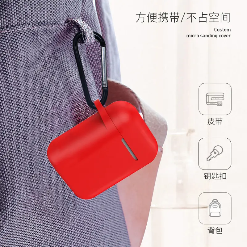 Blue Silicone Airpods Case Universal Bluetooth Headset Protector - Image 29