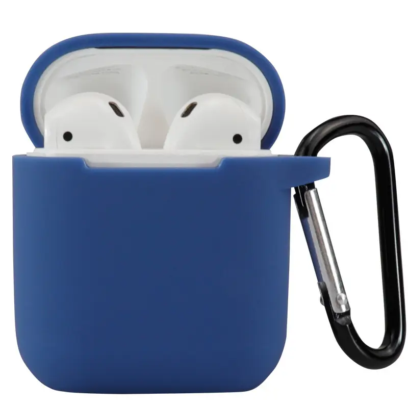 Blue Silicone Airpods Case Universal Bluetooth Headset Protector - Image 16