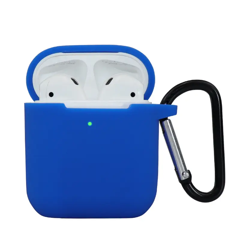 Blue Silicone Airpods Case Universal Bluetooth Headset Protector - Image 6