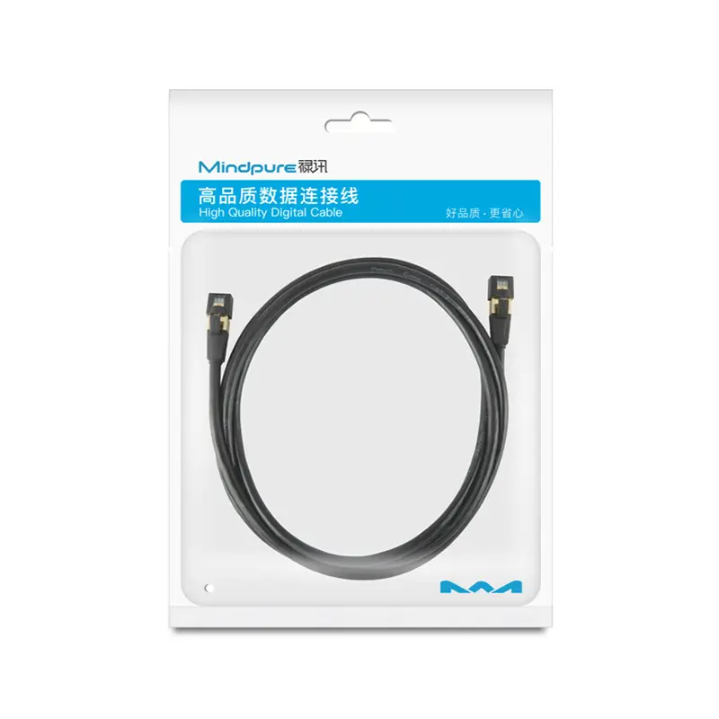 10Gbps Pure Copper Cat7 Network Cable for Router