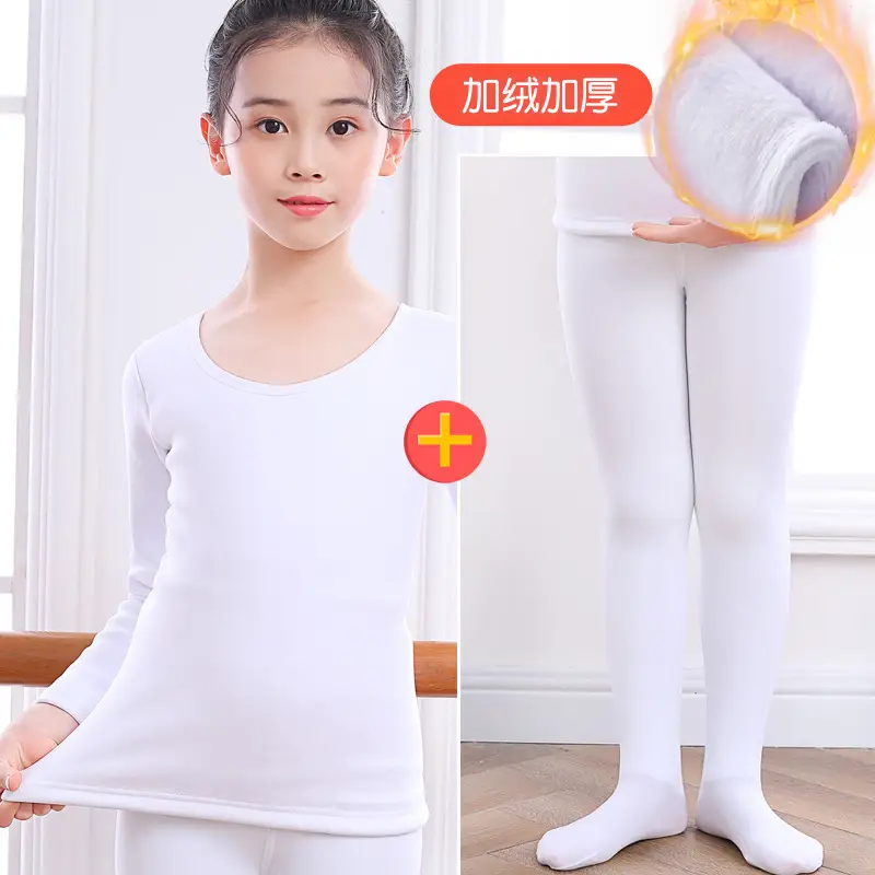 Winter Fleece Kids Ballet Underwear Fleshy Fleece